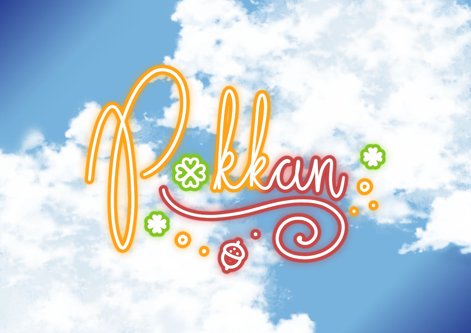 Pokatan Giveaway Postkarte "Pokkan unterm Baum bei schönem Wetter"